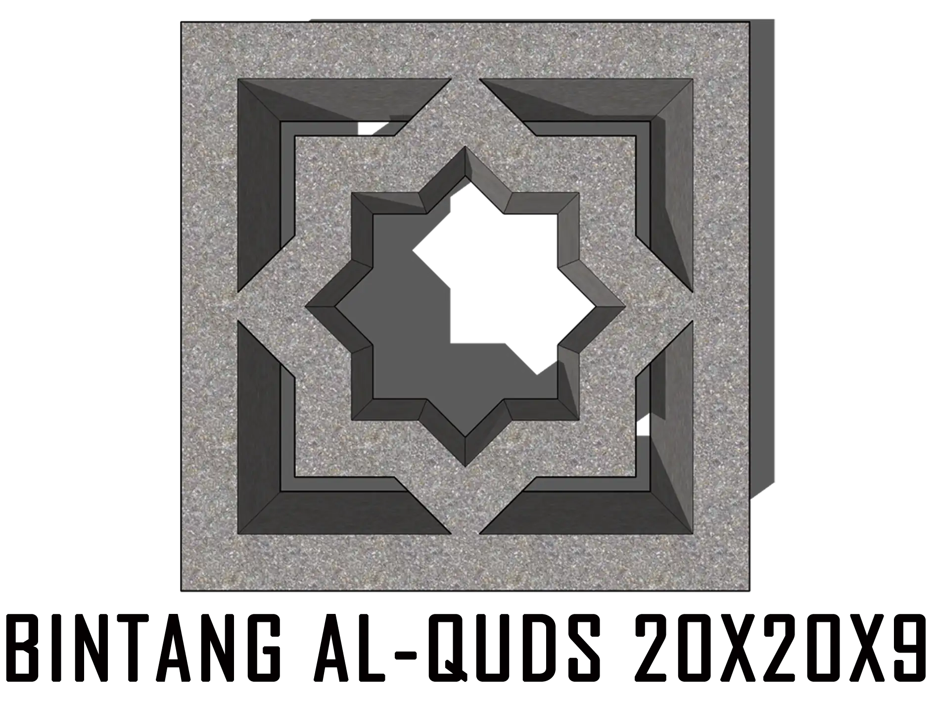 Bintang Al-quds 20x20x9