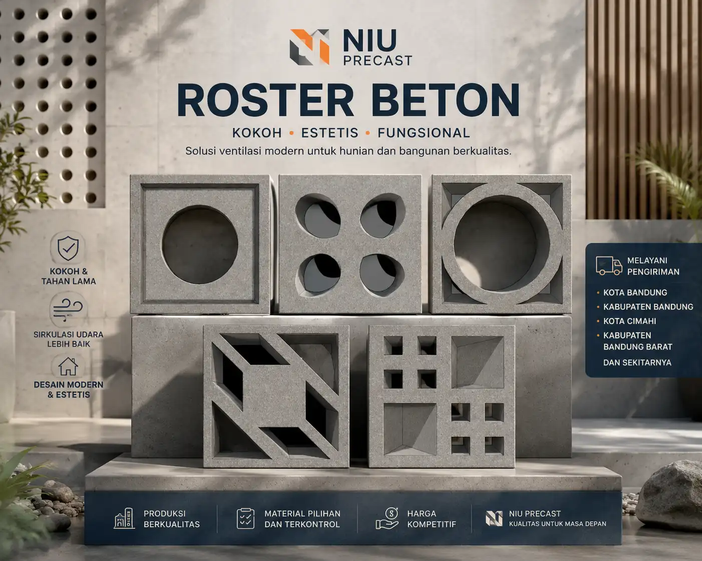 Tampilan produk Roster Beton Bandung