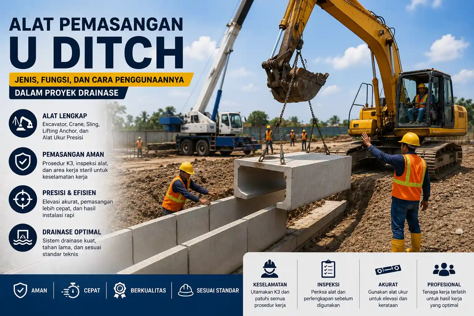 Alat Pemasangan U Ditch