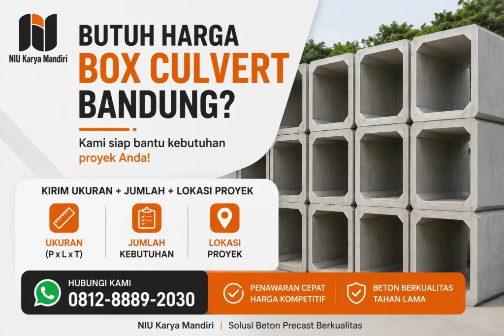 Box Culvert Beton Berkualitas
