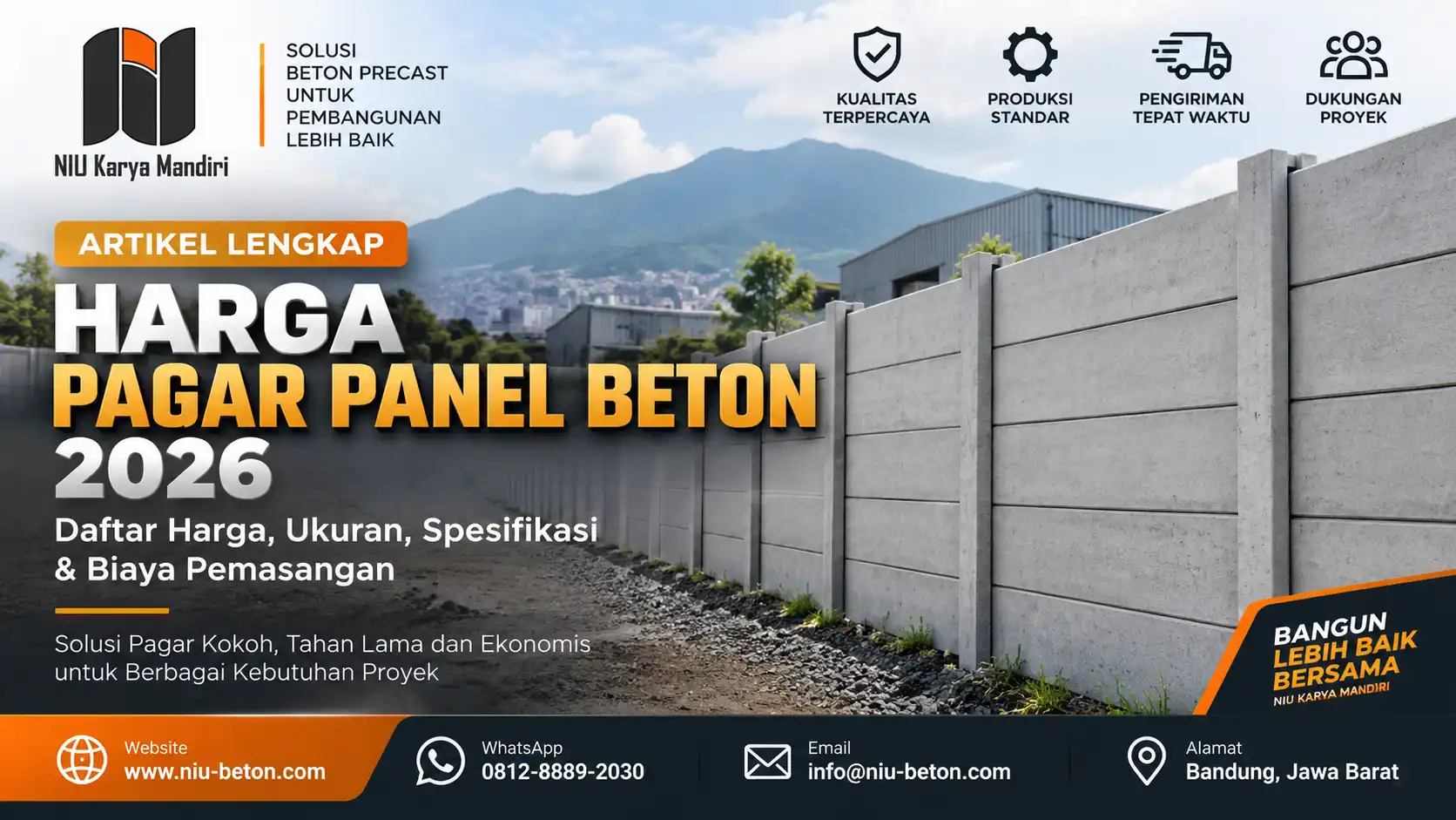Banner Promosi Pagar Panel Beton 2026